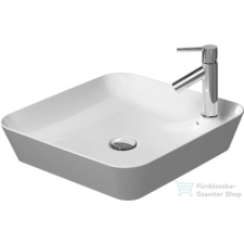Duravit CAPE COD 460x460 mm-es ráültethető mosdó,fehér/szatén matt fehér 2340462600 szaniter