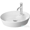 Duravit CAPE COD 480 mm-es ráültethető mosdó Wondergliss bevonattal,szatén fehér matt 23284832001