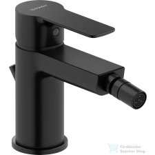 Duravit D-CODE bidé csaptelep automata leeresztővel, matt fekete DC2400011046 csaptelep