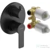 Duravit D-CODE falsík alatti kád/zuhany csaptelep alaptesttel, matt fekete DC5210008046