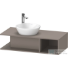 Duravit D-NEO 1000x480 mm-es mosdó alá építhető alsószekrény,Basalt Matt Decor DE491904343