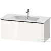 Duravit D-NEO 1010x462 mm-es 1 fiókos alsószekrény 233610 mosdóhoz,White High Gloss Decor DE426302222