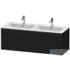 Duravit D-NEO 1280x462 mm-es 1 fiókos alsószekrény 233613 mosdóhoz,Black Oak DE426501616