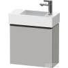 Duravit D-NEO 484x222 mm-es 1 ajtós függesztett szekrény 072450 mosdóhoz,jobbos, Concrete Grey Matt Decor DE4219R0707