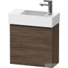 Duravit D-NEO 484x222 mm-es 1 ajtós függesztett szekrény 072450 mosdóhoz,jobbos, Walnut Dark Decor DE4219R2121