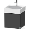 Duravit D-NEO 484x442 mm-es,1 fiókos függesztett szekrény 235050 mosdóhoz,Graphite Matt Decor DE427004949
