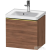 Duravit D-NEO 48,4x37,2 cm-es, 1 fiókos fali szekrény, polírozott arany színű fogantyúval, 074250XXX mosdóhoz, matt dió DE4248034790000