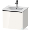 Duravit D-NEO 510x402 mm-es 1 fiókos függesztett szekrény 233653XXX mosdóhoz,White High Gloss Decor DE426002222