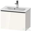 Duravit D-NEO 610x372 mm-es 1 fiókos alsószekrény 234263 mosdóhoz,White High Gloss Decor DE426802222