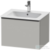Duravit D-NEO 610x462 mm-es 1 fiókos függesztett szekrény 233663XXX mosdóhoz,Concrete Grey Matt Decor DE426100707