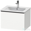Duravit D-NEO 610x462 mm-es 1 fiókos függesztett szekrény 233663XXX mosdóhoz,White Matt Decor DE426101818