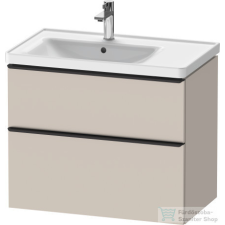 Duravit D-NEO 784x452 mm-es 2 fiókos függesztett szekrény 236980XXX mosdóhoz,Taupe Matt Decor DE435709191 fürdőszoba bútor