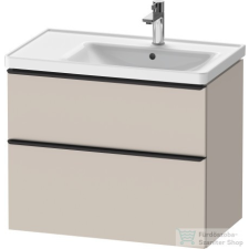 Duravit D-NEO 784x452 mm-es 2 fiókos függesztett szekrény 237080XXX mosdóhoz,Taupe Matt Decor DE435809191 fürdőszoba bútor