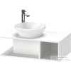 Duravit D-NEO 800x480 mm-es mosdó alá építhető alsószekrény, White Matt Decor DE491801818