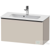 Duravit D-NEO 810x372 mm-es,1 fiókos függesztett szekrény 234283 mosdóhoz,Taupe Matt Decor DE426909191