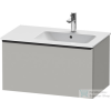 Duravit D-NEO 810x462 mm-es 1 fiókos alsószekrény 233683,234583,vagy 234683 mosdóhoz,Concrete Grey Matt Decor DE426200707