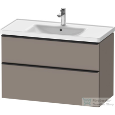 Duravit D-NEO 984x452 mm-es 2 fiókos függesztett szekrény 236710XXX mosdóhoz,Basalt Matt Decor DE435604343 fürdőszoba bútor