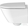 Duravit D-NEO Compact perem nélküli függesztett wc ülőke nélkül,HygieneGlaze felülettel, fehér 2588092000