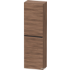 Duravit D-NEO félmagas szekrény, 40x132x24 cm balos ajtóval, Natural Walnut Decor DE1318L7979
