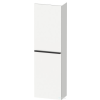 Duravit D-NEO félmagas szekrény, 40x132x24 cm balos ajtóval, White Matt Decor DE1318L1818