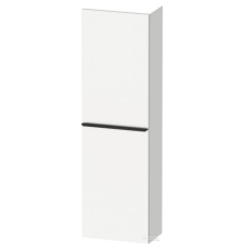 Duravit D-NEO félmagas szekrény, 40x132x24 cm balos ajtóval, White Matt Decor DE1318L1818 fürdőszoba bútor