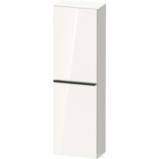 Duravit D-NEO félmagas szekrény, 40x132x24 cm jobbos ajtóval, White High Gloss Decor DE1318R2222 fürdőszoba bútor