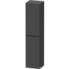 Duravit D-NEO magasszekrény, 40x176x36cm jobbos ajtóval, Graphite Matt Decor DE1328R4949