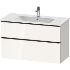 Duravit D-Neo szekrény 101x46.2x62.5 cm Függesztett, mosdó alatti fehér DE436302222 fürdőszoba bútor
