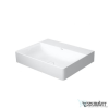 Duravit DURASQUARE 60x47 cm-es bútorral aláépíthető csiszolt mosdó csaplyuk nélkül,Wondergliss bevonattal,23536000791