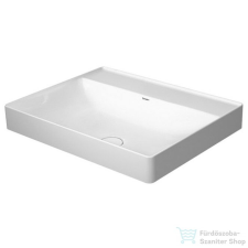 Duravit DuraSquare 60x47 cm ráültethető mosdó csaplyuk nélkül 2354600070 ( 235460 ) szaniter