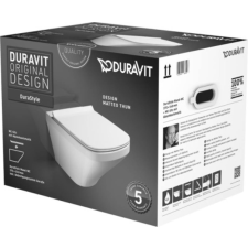 Duravit Durastyle fali wc-szett, ülőkével 45520900A1 fürdőszoba kiegészítő