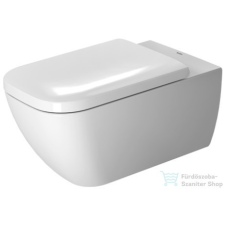 Duravit HAPPY D.2 öblítőperem nélküli Rimless hosszított fali wc Wondergliss bevonattal,25500900001 szaniter