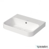 Duravit HAPPY D.2 PLUS 50x40 cm-es ráültethető csiszolt mosdó csaplyuk nélkül,Wondergliss bevonattal,fehér 23605000601