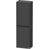 Duravit KETHO.2 132x40x24 cm-es, fali, 2 ajtós bútor, balos, matt grafit K21319L49490000