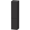 Duravit KETHO.2 176x40x36 cm-es, fali, 2 ajtós magas szekrény, jobbos, szupermatt grafit K21329R80800000