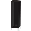 Duravit L-CUBE 132x40x36,3 cm-es, fali, 1 ajtós félmagas bútor láb nélkül, balos, lakkozott fényes fekete LC1178L4040
