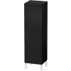 Duravit L-CUBE 132x40x36,3 cm-es, fali, 1 ajtós félmagas bútor láb nélkül, balos, matt fekete tölgy LC1178L1616