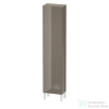 Duravit L-CUBE 176x40x24,3 cm-es, fali, 1 ajtós kiegészítő bútor láb nélkül, balos, lakkozott fényes szürke LC1170L8989