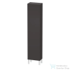Duravit L-CUBE 176x40x24,3 cm-es, fali, 1 ajtós kiegészítő bútor láb nélkül, balos, szupermatt grafit LC1170L8080