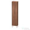 Duravit L-CUBE 176x40x24,3 cm-es, fali, 1 ajtós kiegészítő bútor láb nélkül, jobbos, matt dió LC1170R7979