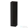 Duravit L-CUBE 176x40x36,3 cm-es, 1 ajtós szekrény láb nélkül, balos, lakkozott fényes fekete LC1180L4040