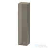 Duravit L-CUBE 176x40x36,3 cm-es, 1 ajtós szekrény láb nélkül, balos, lakkozott fényes szürke LC1180L8989