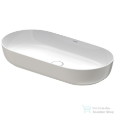 Duravit LUV 800x400 mm-es ráültethető mosdó,fehér/szatén szürke matt 0379802300 szaniter