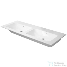 Duravit ME BY STARCK 130x49 cm dupla mosdó csaplyuk nélkül,Wonderglisss bevonattal,23361300601 szaniter