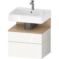 Duravit Qatego szekrény 59x47x59 cm Függesztett, mosdó alatti fehér QA4393030220010 fürdőszoba bútor