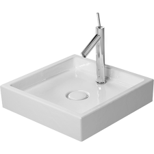 Duravit Starck 1 mosdótál 47x47 cm négyzet fehér 03874700271 fürdőkellék