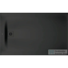 Duravit SUSTANO 160x100 cm-es zuhanytálca szifon nélkül, matt sötétszürke 720286650000000 kád, zuhanykabin