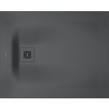 Duravit Sustano Zuhanytálca DuraSolid® matt sötétszürke 100x80 cm kád, zuhanykabin