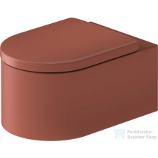 Duravit VITRIUM fali WC ülőke nélkül, fényes fehér/matt fahéj 250409FC00 szaniter