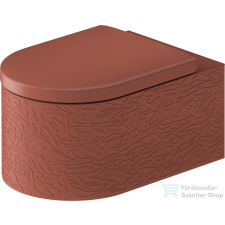 Duravit VITRIUM fali WC ülőke nélkül, fényes fehér/matt fahéj 250609FC00 szaniter